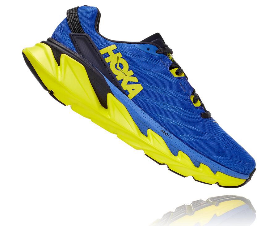 Hoka One One Koşu Ayakkabısı Erkek Mavi/Yeşil - Elevon 2 - MU3589146